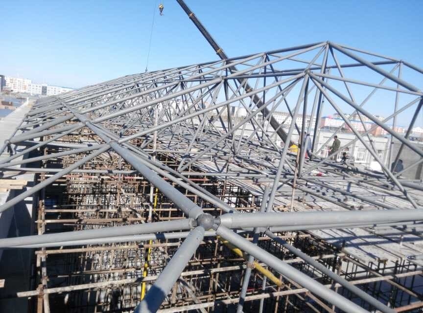 马鞍山商贸城屋顶网架工程