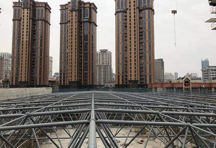 马鞍山螺栓球网架结构
