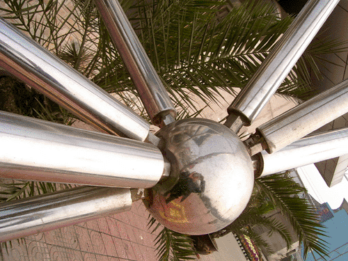 马鞍山不锈钢螺栓球网架