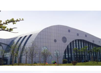 马鞍山会议中心外景网架工程